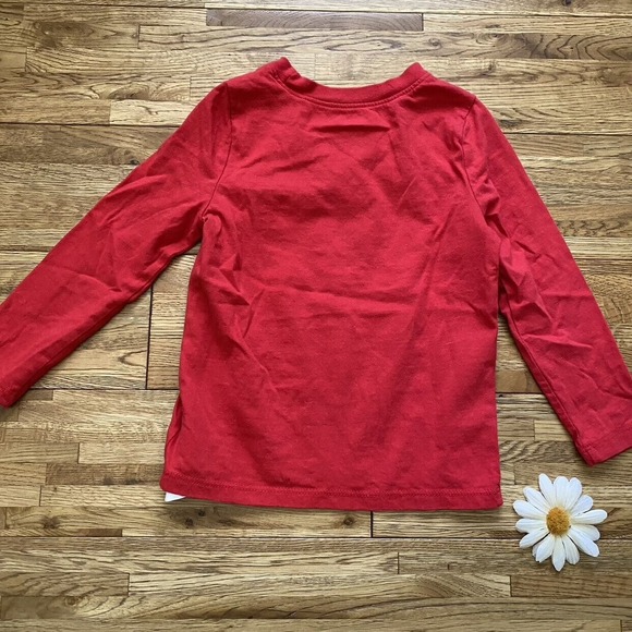 Old Navy "Dear Santa Define Good" Long Sleeve Shirt Size 3T - Picture 4 of 6